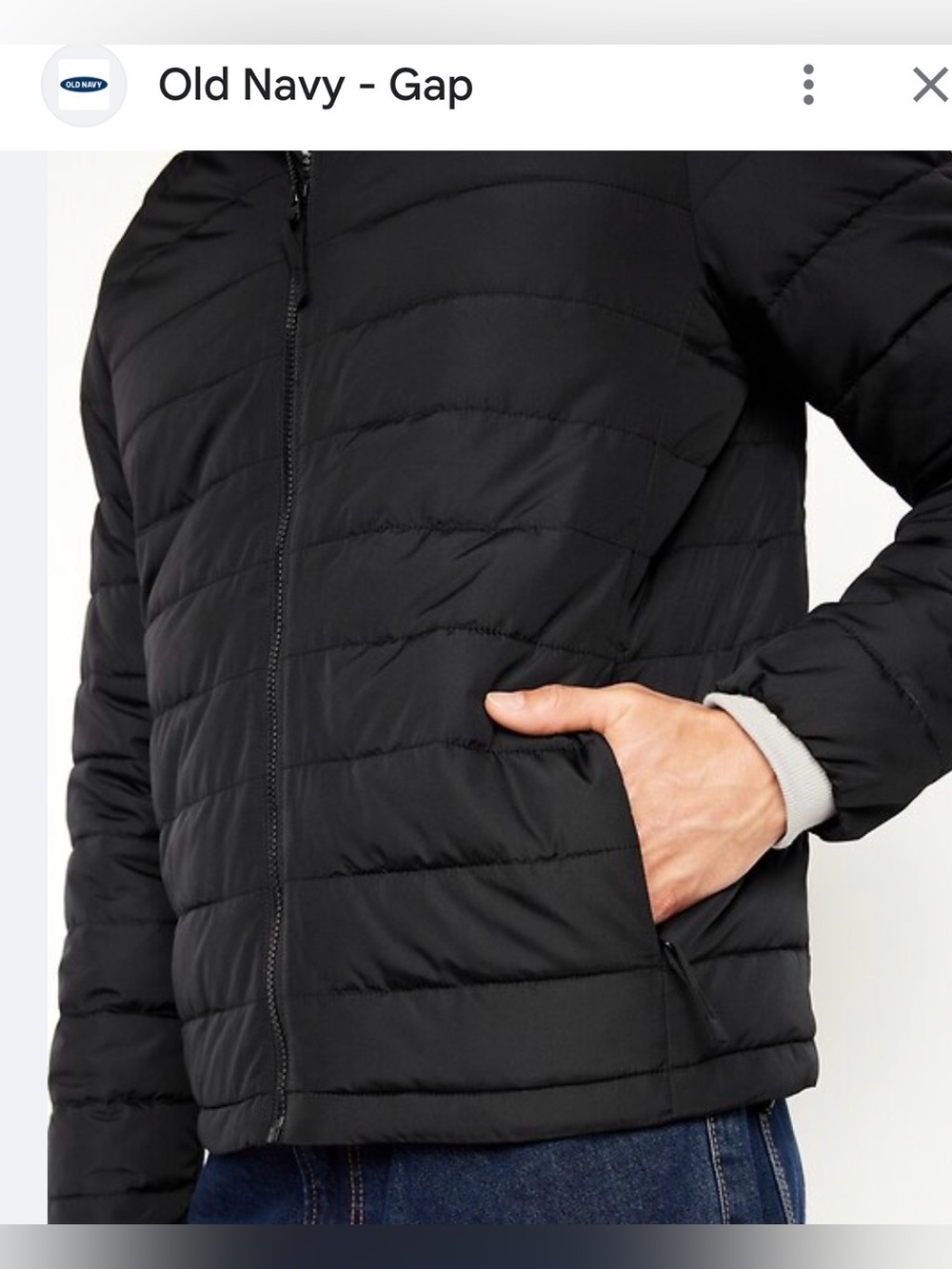 Old Navy Water-Resistant Narrow-Channel Puffer Jacket